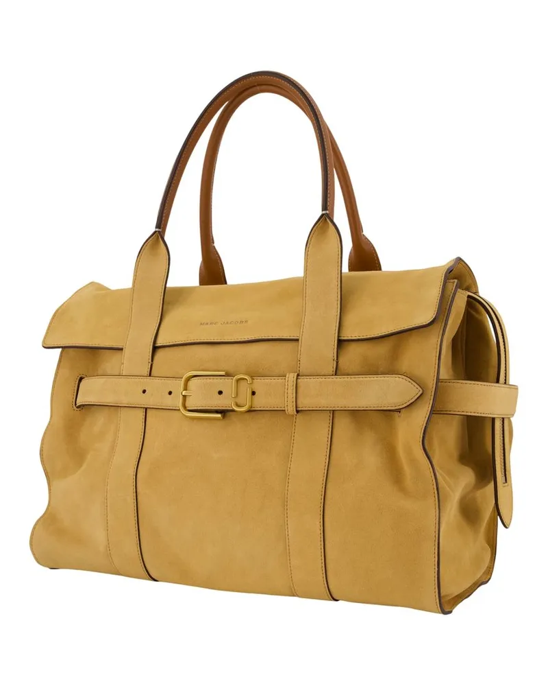 Marc Jacobs Women's The Tote Shopper Bag -  Leather Beige Cowhide Totes-Shopping-Bags Beige