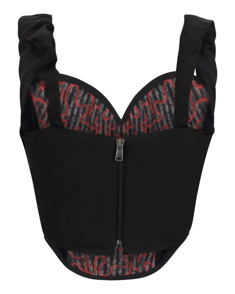Vivienne Westwood Women's Sunday Corset Top Black Polyester Black
