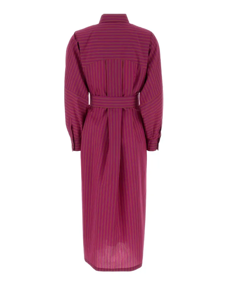 Max Mara Lord Shirt Dress — Purple Purple