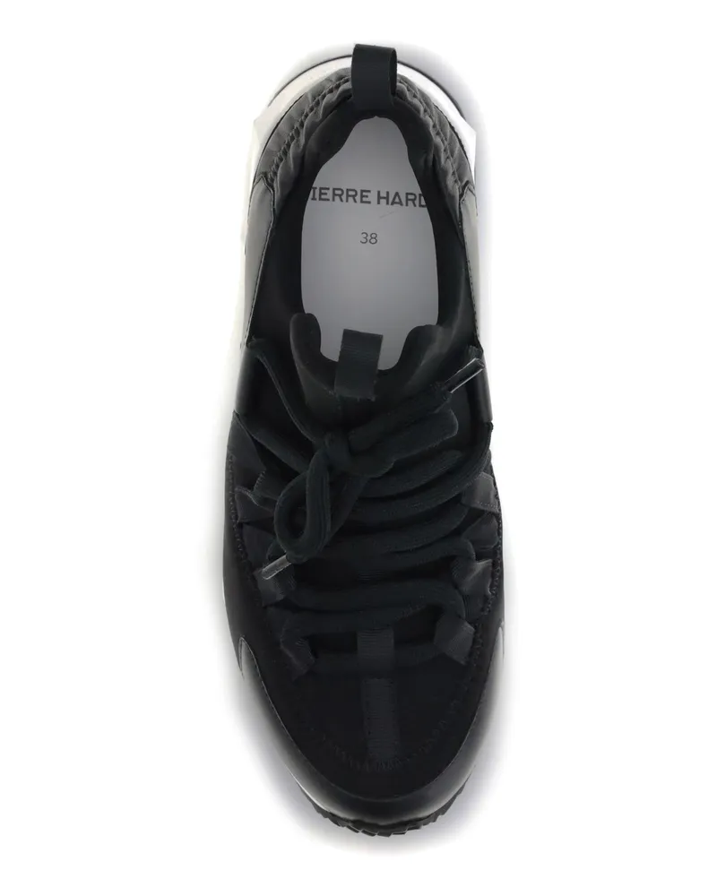 Pierre Hardy Women's Sneakers Trek Cosmetic Black Upper Neoprene Trainers Black