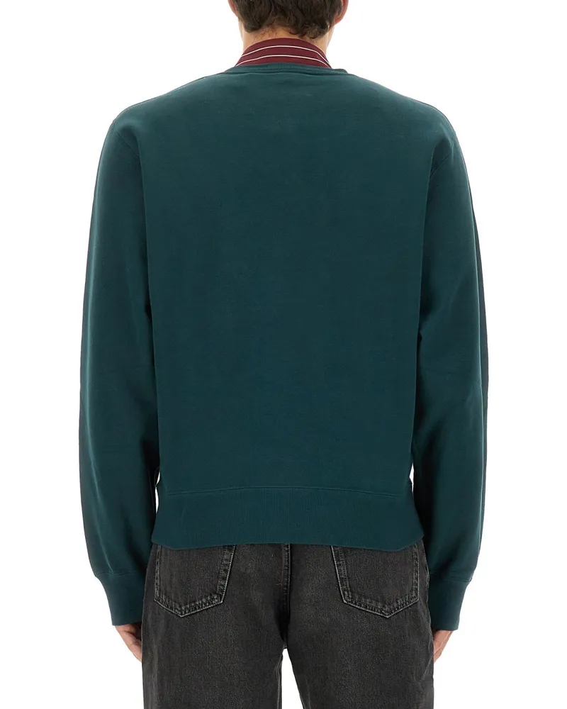 Saint Laurent Cassandre Sweatshirt — Green Green