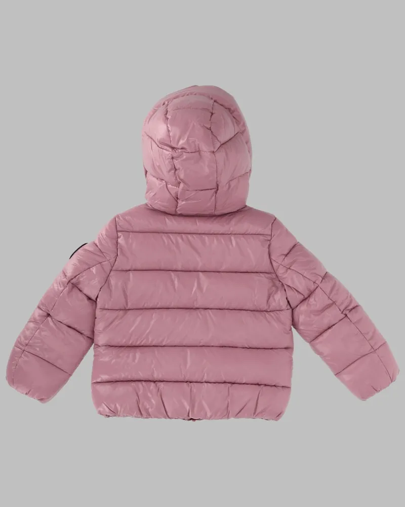 Save The Duck Hooded Nylon Raincoat — Red Red