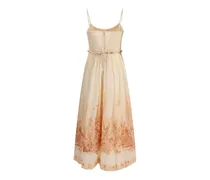 Wanderlust Corset Midi Dress — Beige