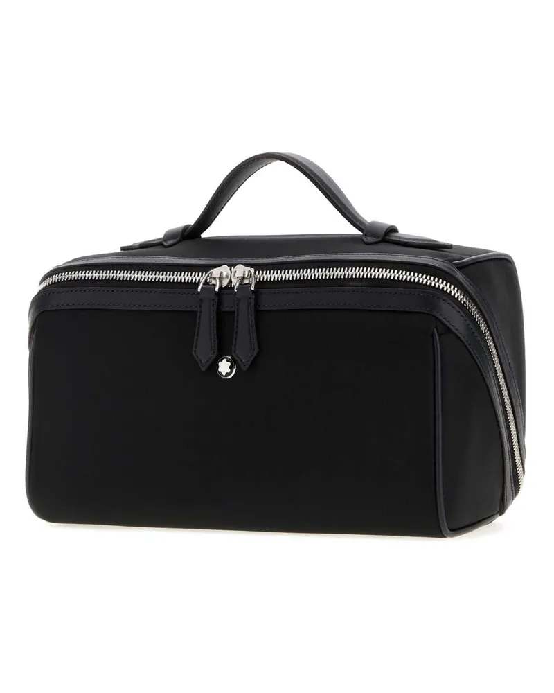 Montblanc Men's Black Canvas Handbag 000 Portafogli Wallet Black