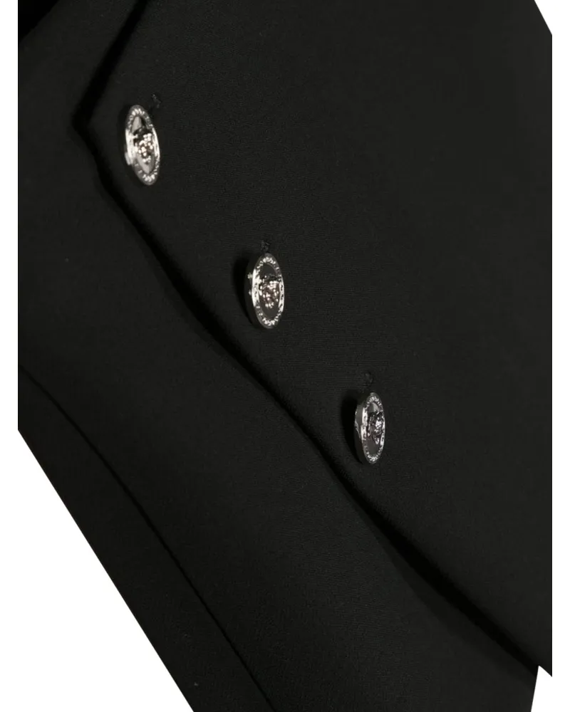 Versace Stretch Cady Shorts — Black Black