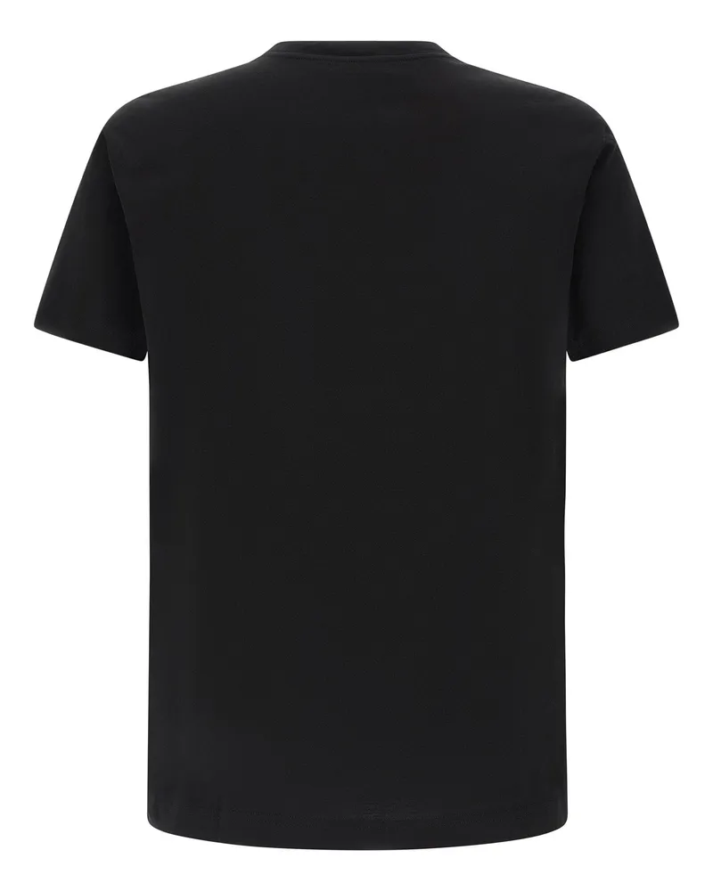 Dolce & Gabbana Logo-Embroidered T-shirt — Black Black