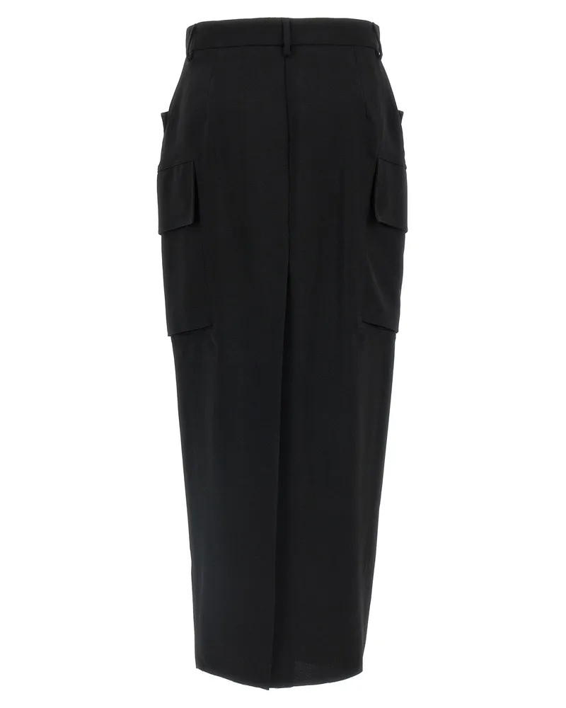 Rick Owens Firebanks Skirt — Black Black