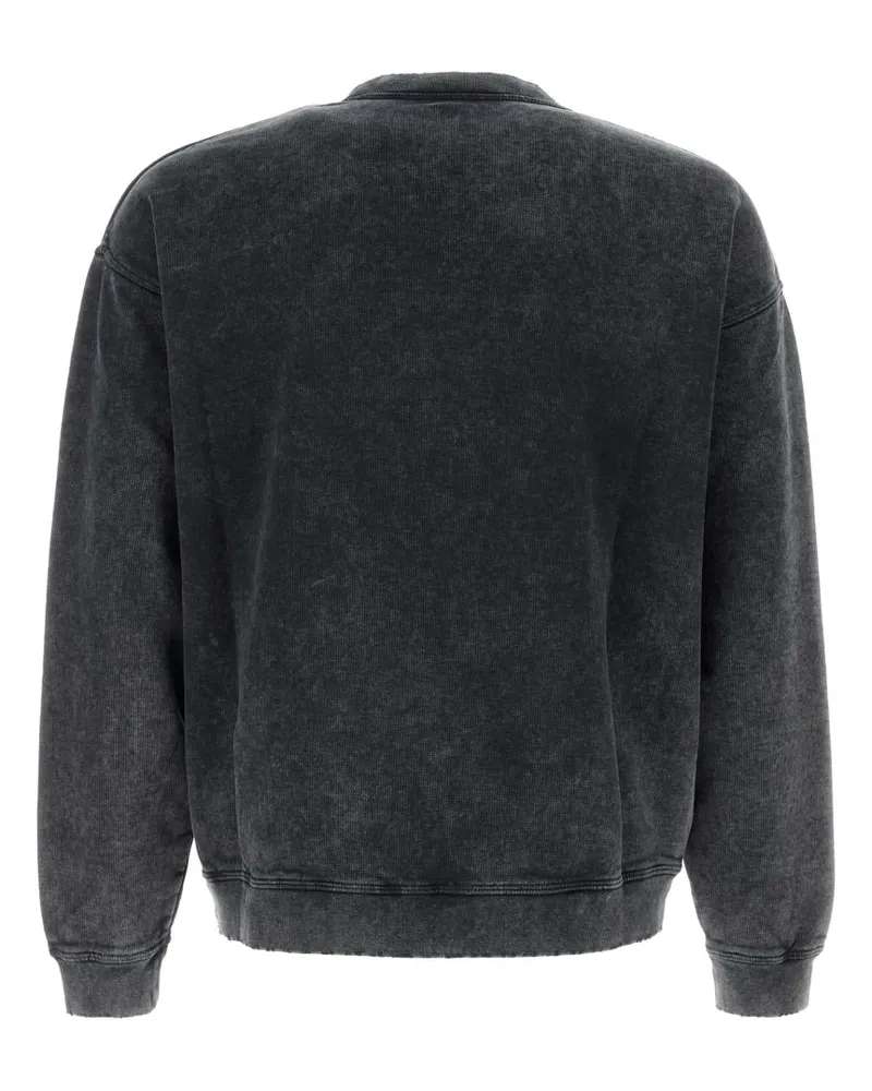Dsquared2 Men's Slated Cotton Dsquared X Magliano Sweatshirt Charcoal Felpe Charcoal