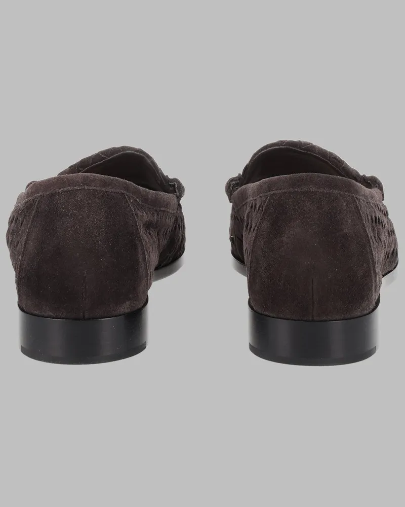 Bottega Veneta Silenzio Loafers — Brown Brown
