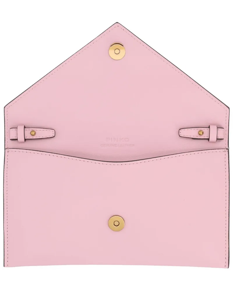 Pinko Women's Shoulder Bag Con Logo Pink Cow Leather Pink