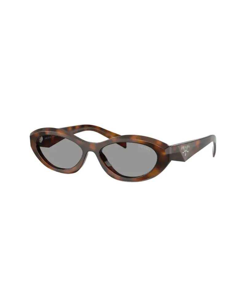 Prada SPR26Z Tortoiseshell Cat-Eye Sunglasses — Brown Brown