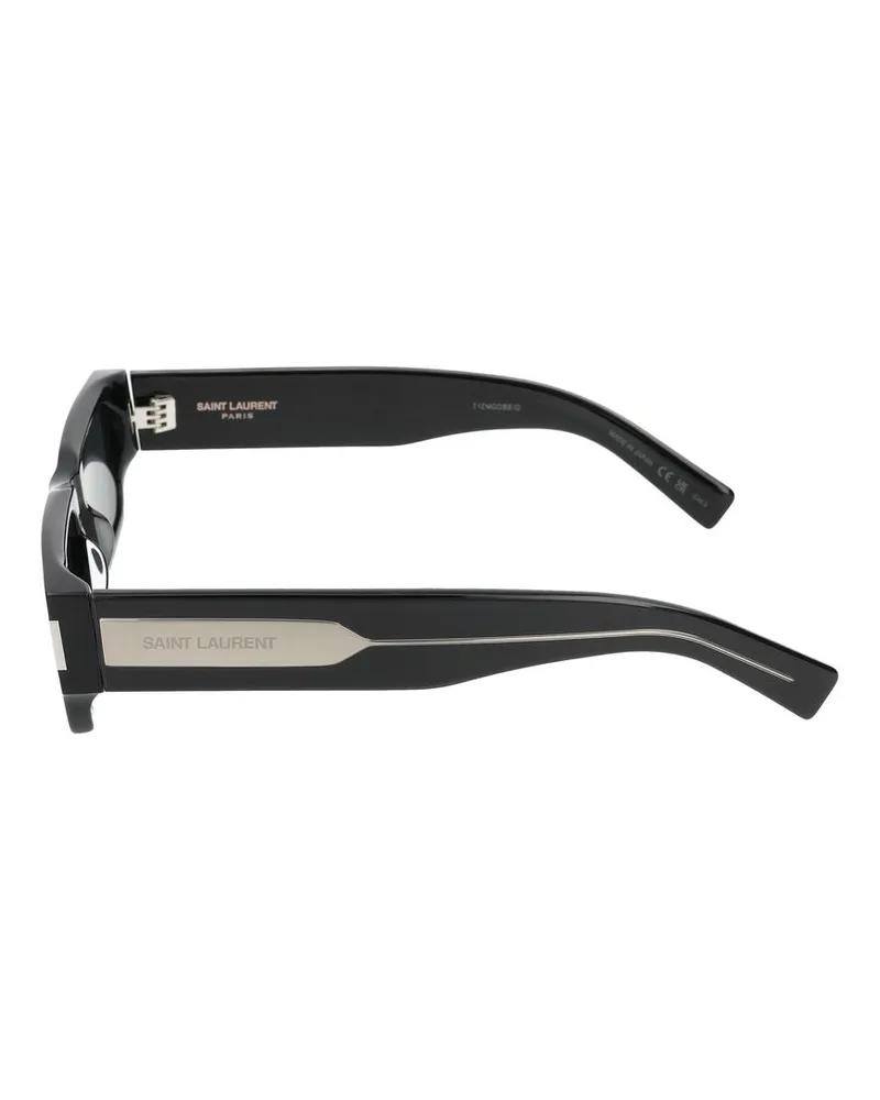 Saint Laurent Unisex Sunglasses Sl 660 001 Black Crystal 18-145 Acetate Black