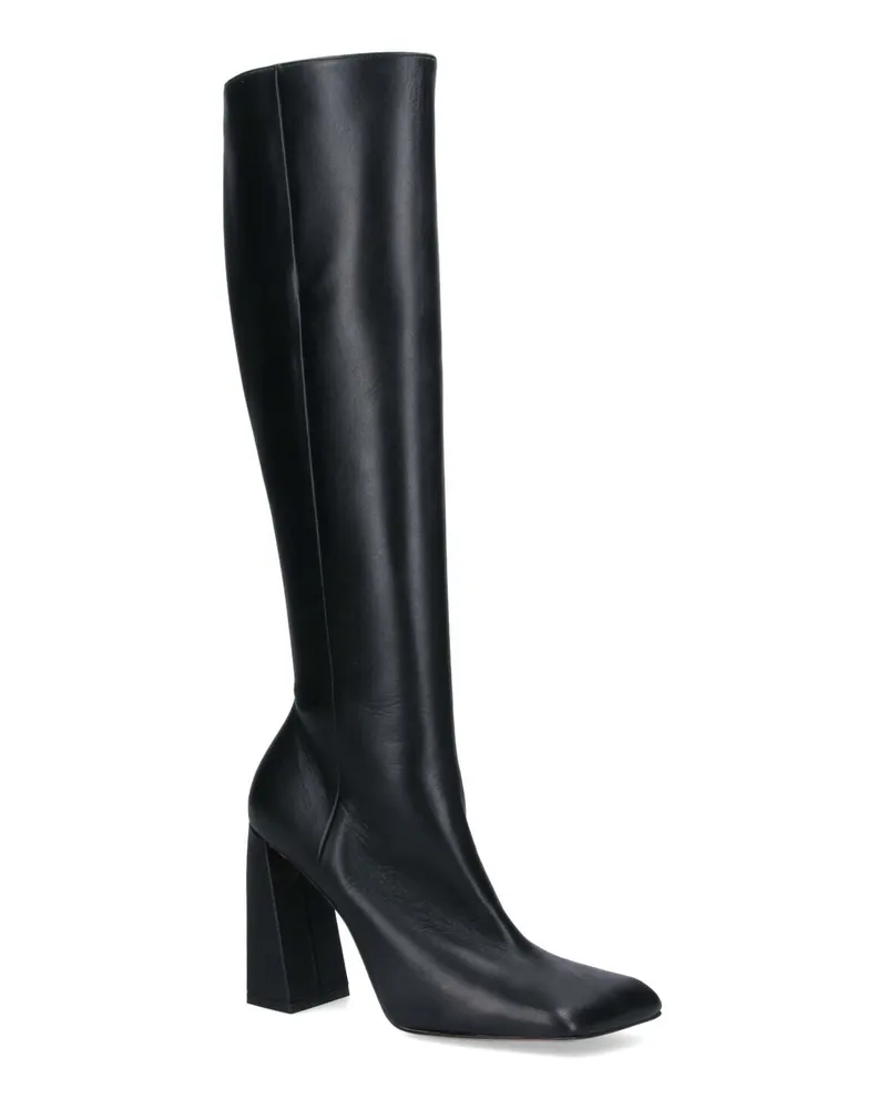 Amina Muaddi Women's Boots Black Pelle Black