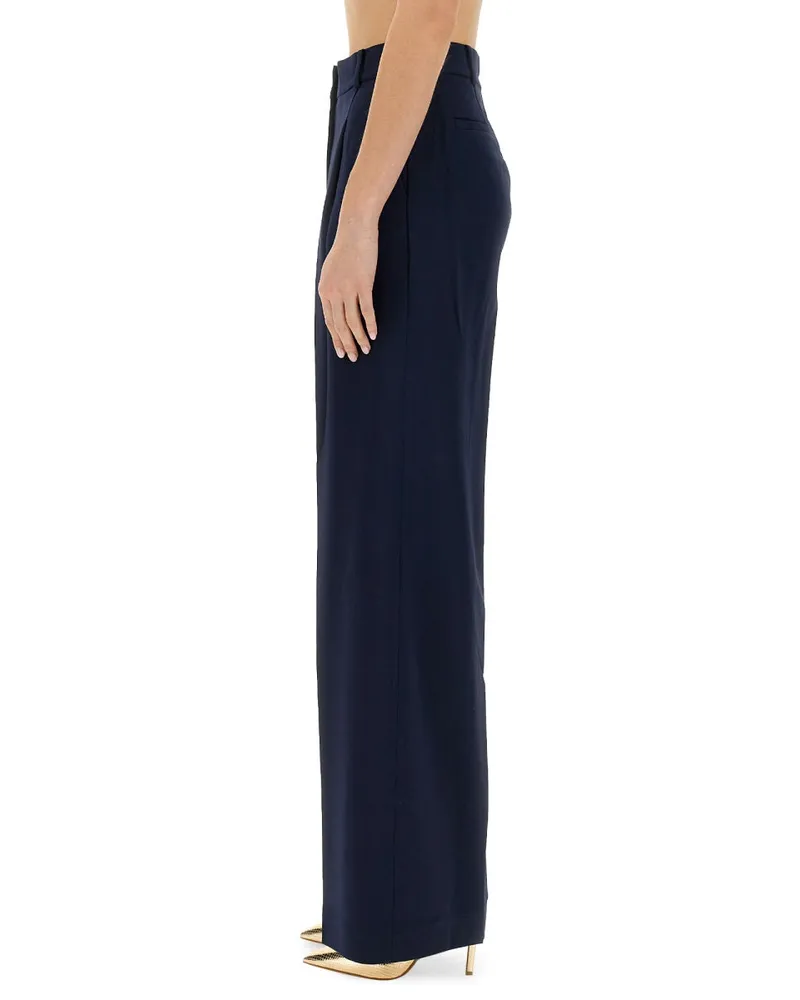 Michael Kors Wide Leg Trousers — Blue Blue