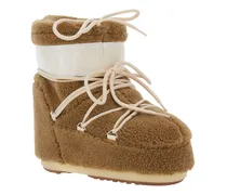 Fleece Snow Ankle Boot — Brown