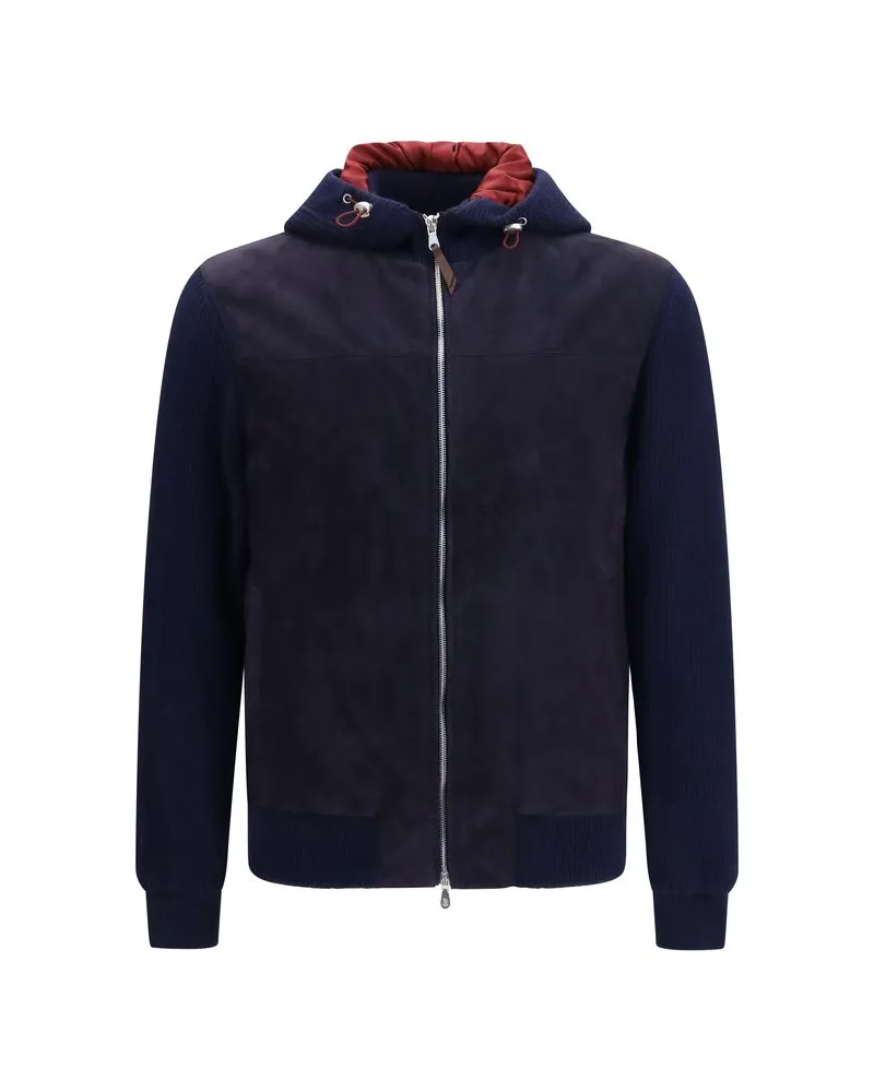 Brunello Cucinelli English Jacket — Navy Blue