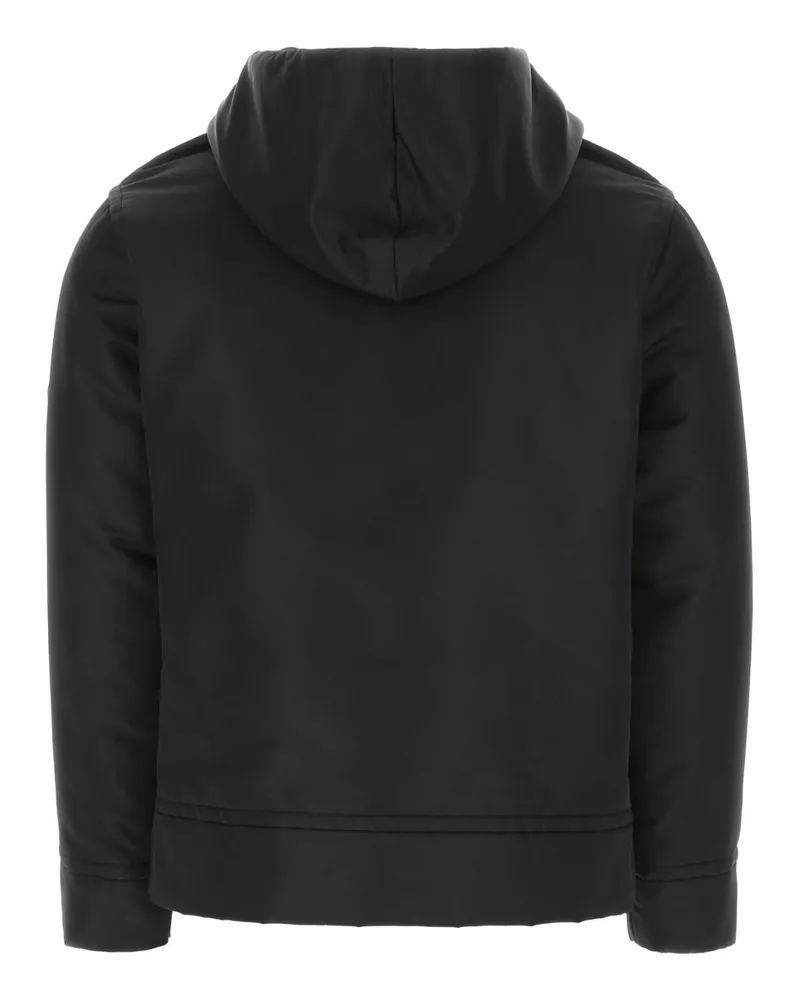 Valentino Garavani Men Black Nylon Sweatshirt 0no Felpe Sweater Black