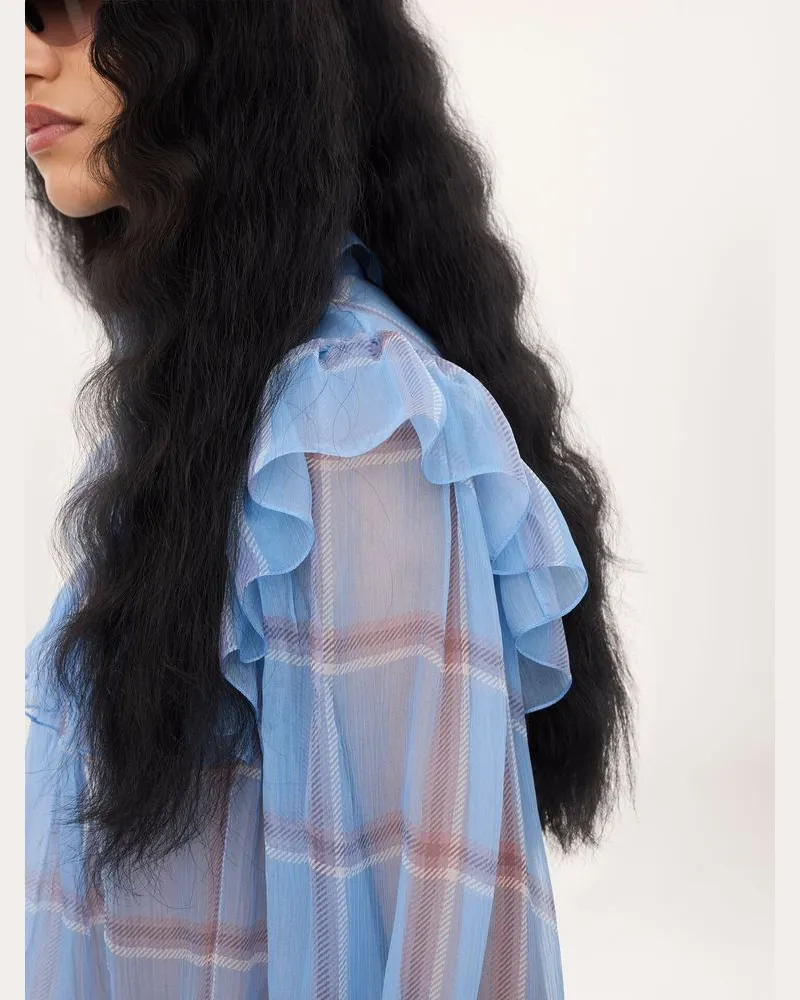 Chloé Blouse — Light Blue Light
