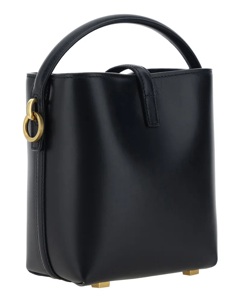 Saint Laurent Women's Shoulder Bag Le 37 Black Calf Leather Black