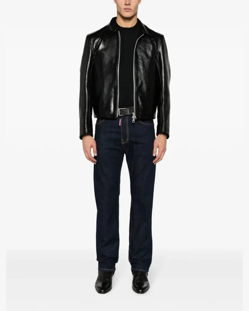 Dsquared2 Men's Logo-Patch Slim-Leg Jeans Aw24 M Indigo