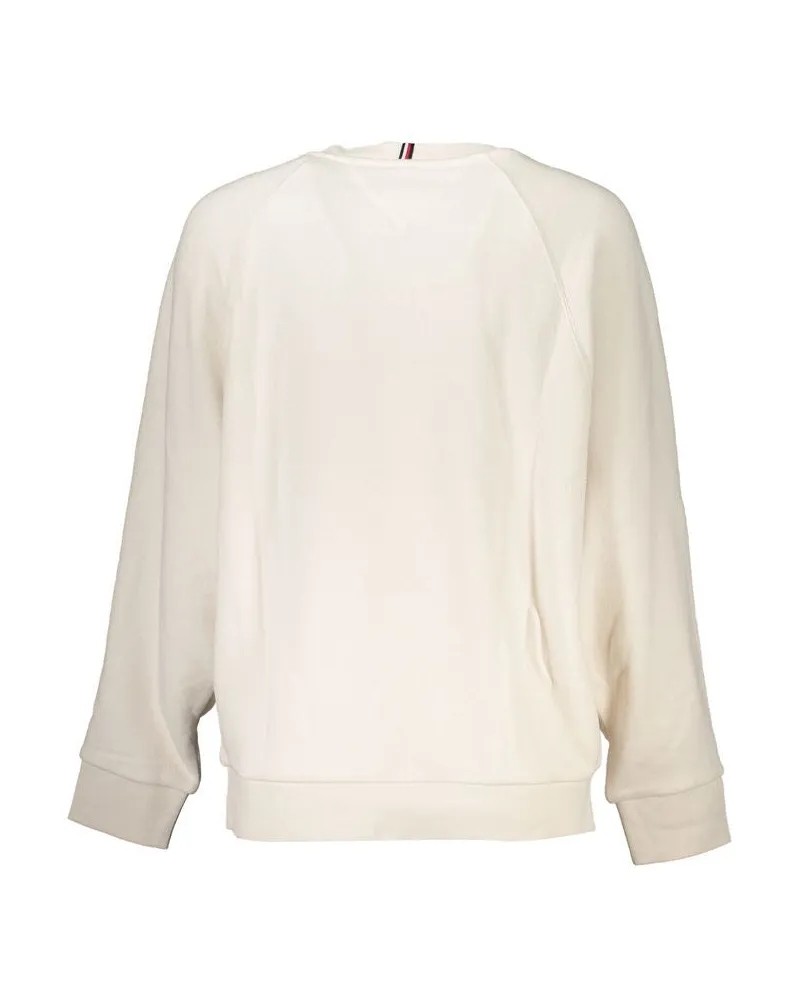 Tommy Hilfiger Cotton-Blend Crew Neck Sweatshirt — Beige Beige