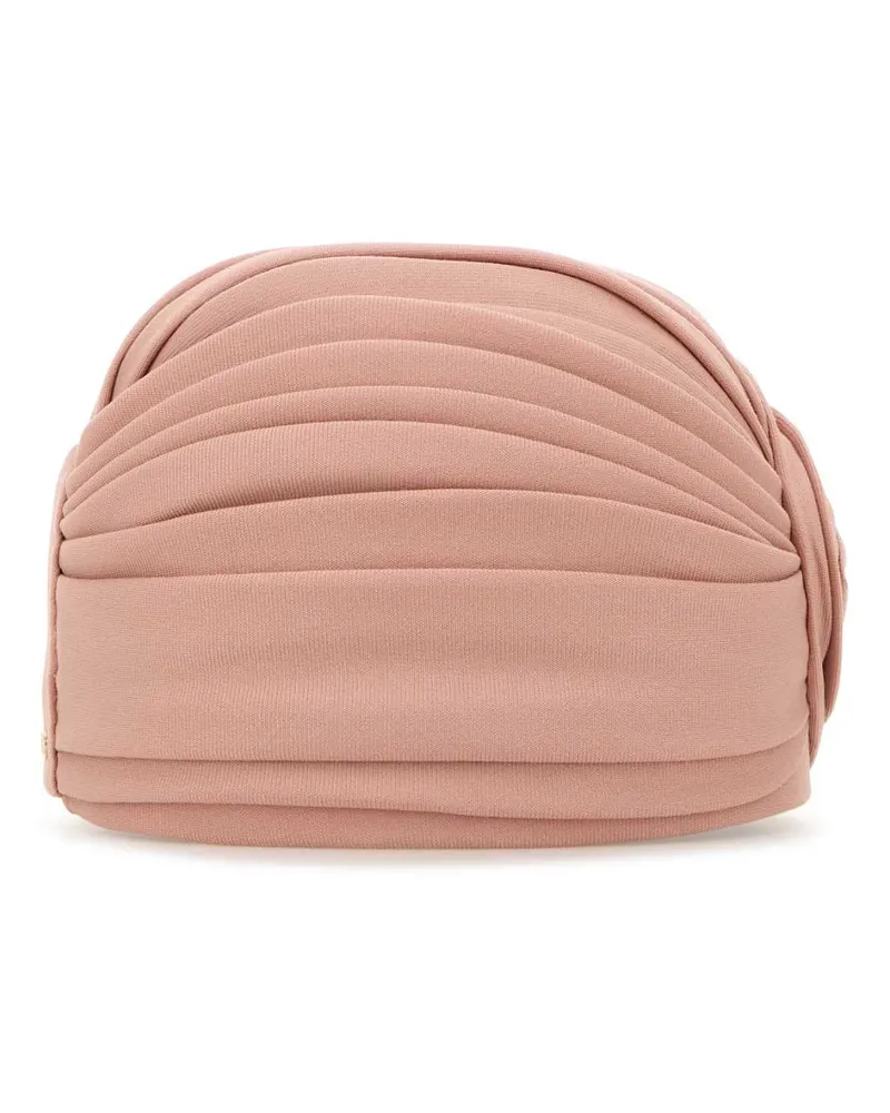 Valentino Garavani Women's Pink Wool Turban Rosemistoro Cappelli E Fasce Per Capelli Hat Pink