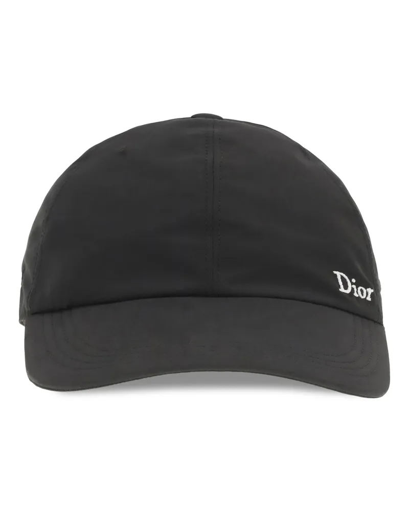 Dior Men's Logo Cap Black Polyester Hat Black