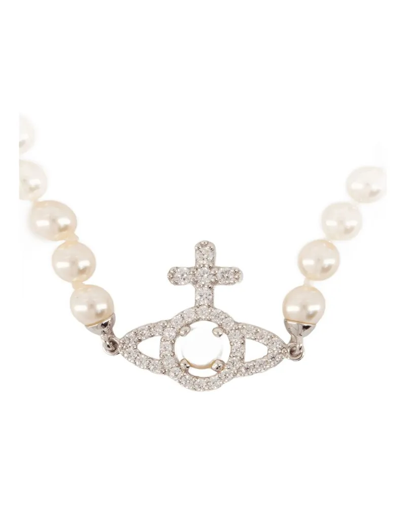 Vivienne Westwood Women's Olympia Pearl Bracelet -  Metal White Gold Jewelry-Watches Bracelets Gold
