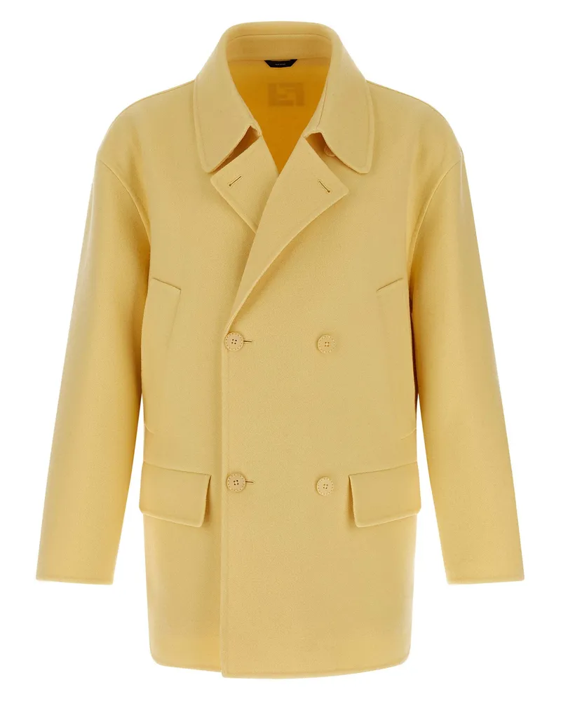 Fendi Caban Coat — Cream Cream
