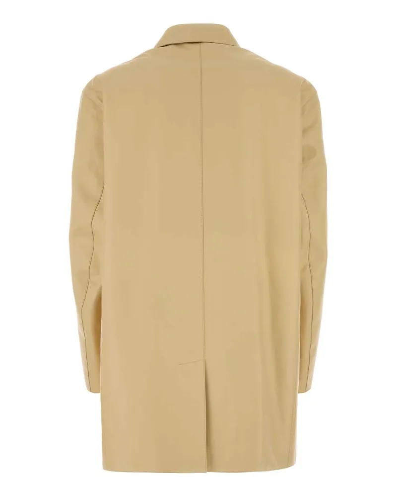 Jil Sander Women's Cream Leather Blazer Champagne Giacche E Gilet Jacket Beige