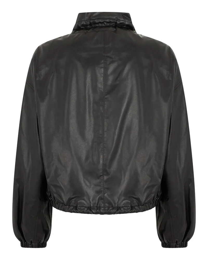 Isabel Marant Women's Synthetic Leather Jacket Black Polyester Black