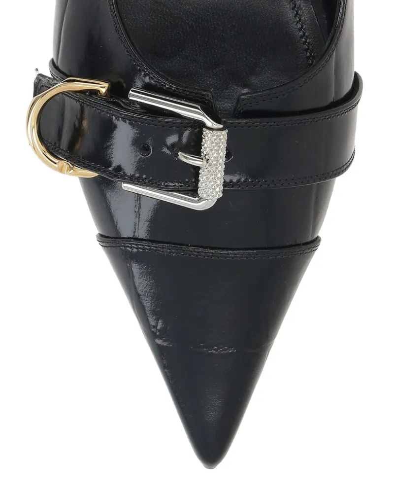 Givenchy Voyou Slingback Flat — Black Black