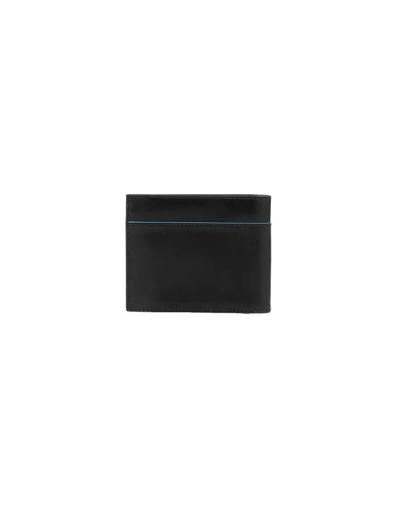 Piquadro Men's Black Leather Bags Wallet Black