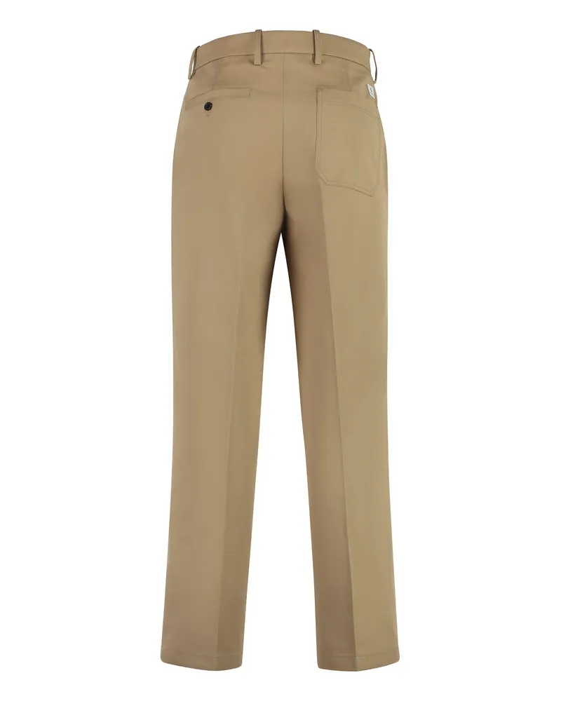 Department 5 Men's Kurt Cotton-Blend Trousers Camel Chinos Camel
