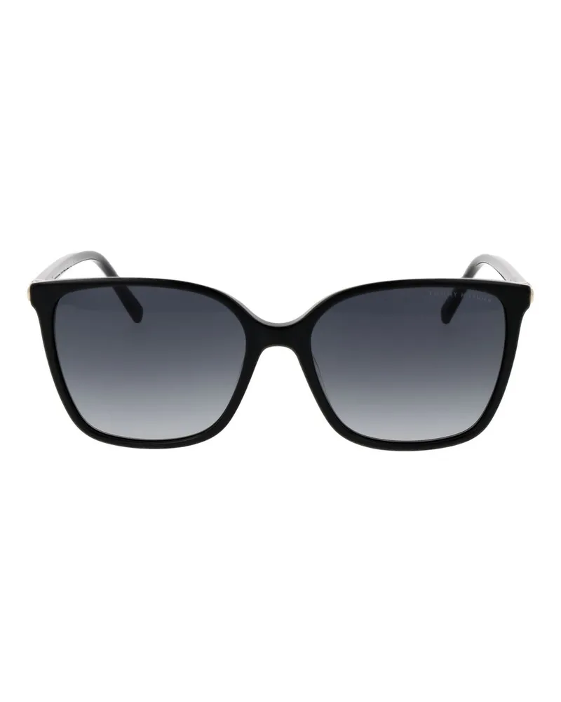 Tommy Hilfiger TO-1067489 Black Acetate Sunglasses — Black Black