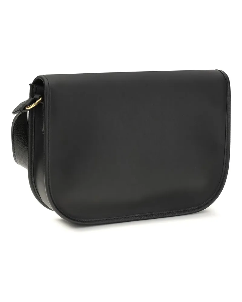 Valentino Garavani Men's Shoulder Bag Antibes Calfskin Black Calf Leather Black