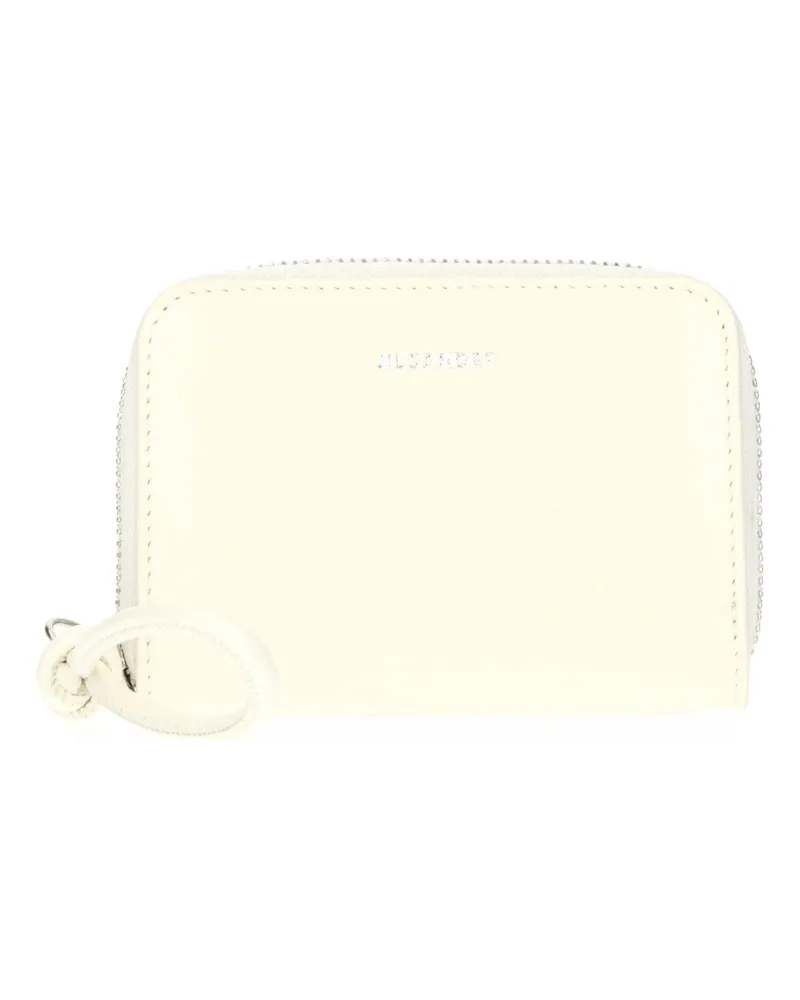 Jil Sander Women's Beige Leather Wallet Beige