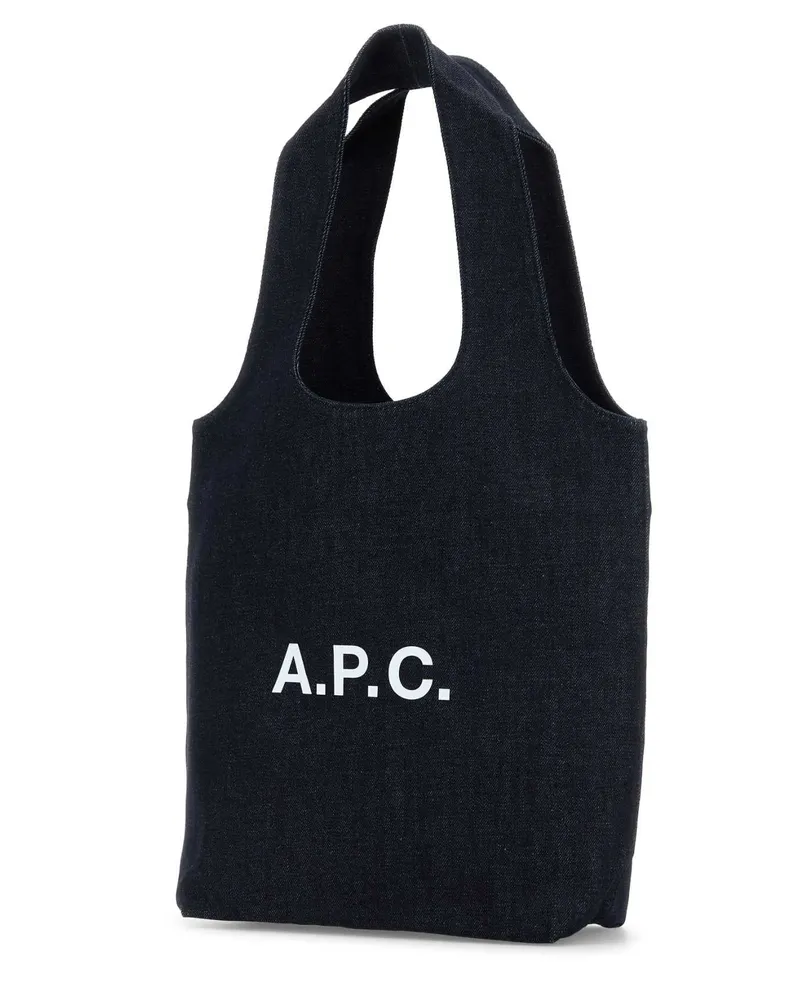A.P.C. Cohizm61861 Iai Indigo Cotton Borse A Mano Bag Navy