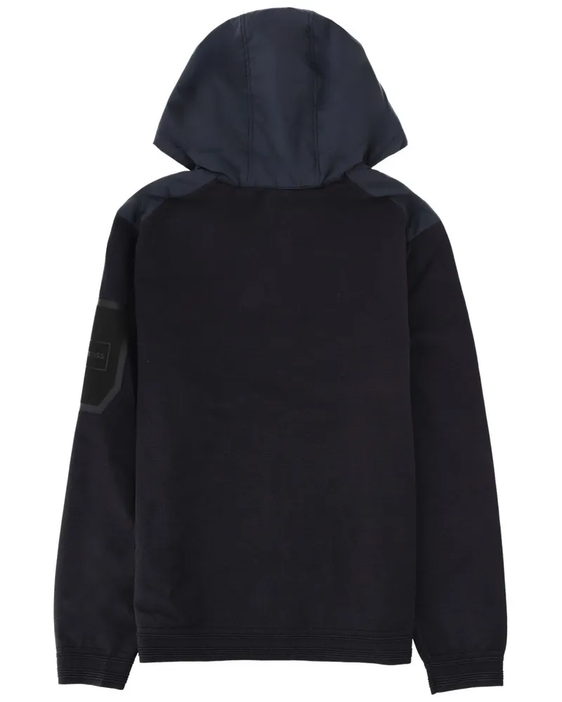 HUGO BOSS Hooded Viscose-Blend Jacket — Blue Blue