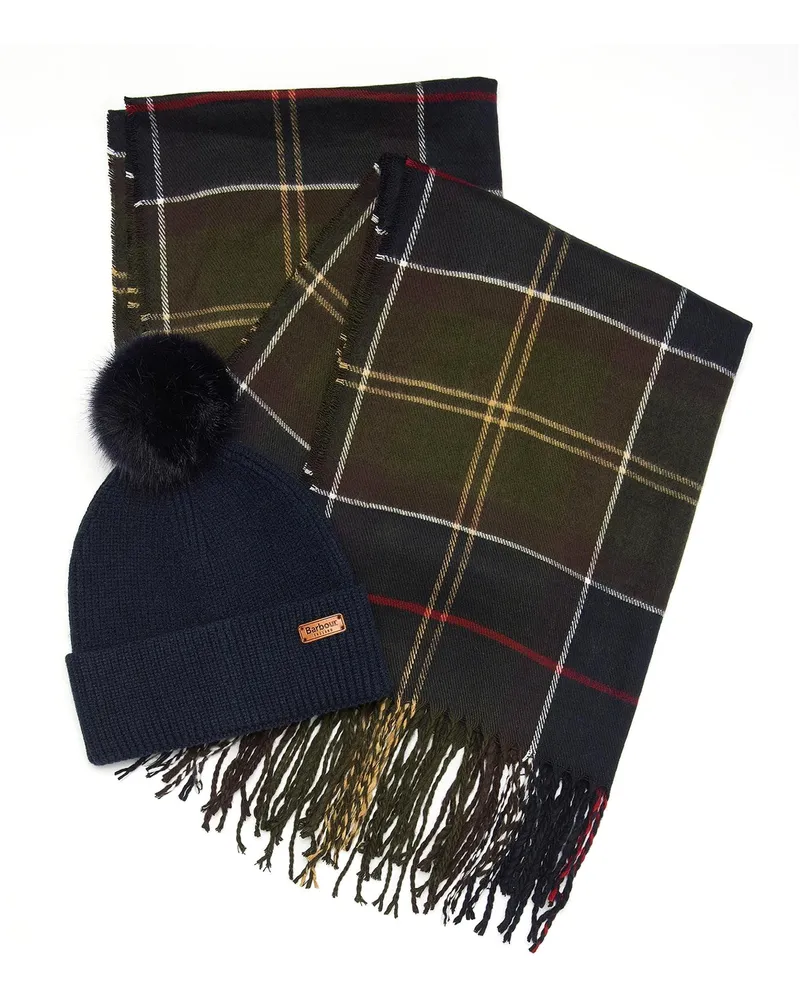 Barbour LGS0054 Beanie and Scarf Set — Multicolor Multicolor