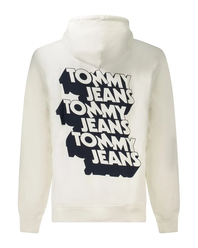 Tommy Hilfiger Logo-Embroidered Cotton Sweatshirt — White White