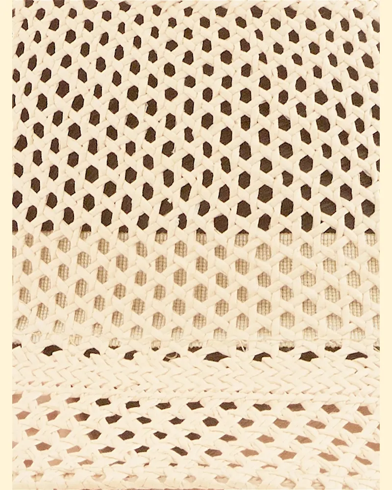 Eres Women's Palmyre Open Knit Hat Ss26 W Cream