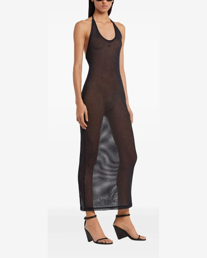 Courrèges Halterneck Tank Dress — Black Black