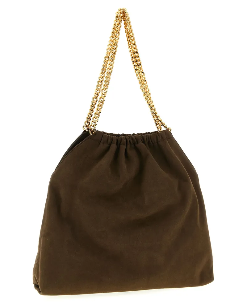 Stella McCartney Women's Brown Polyester Shoulder Bag Brown