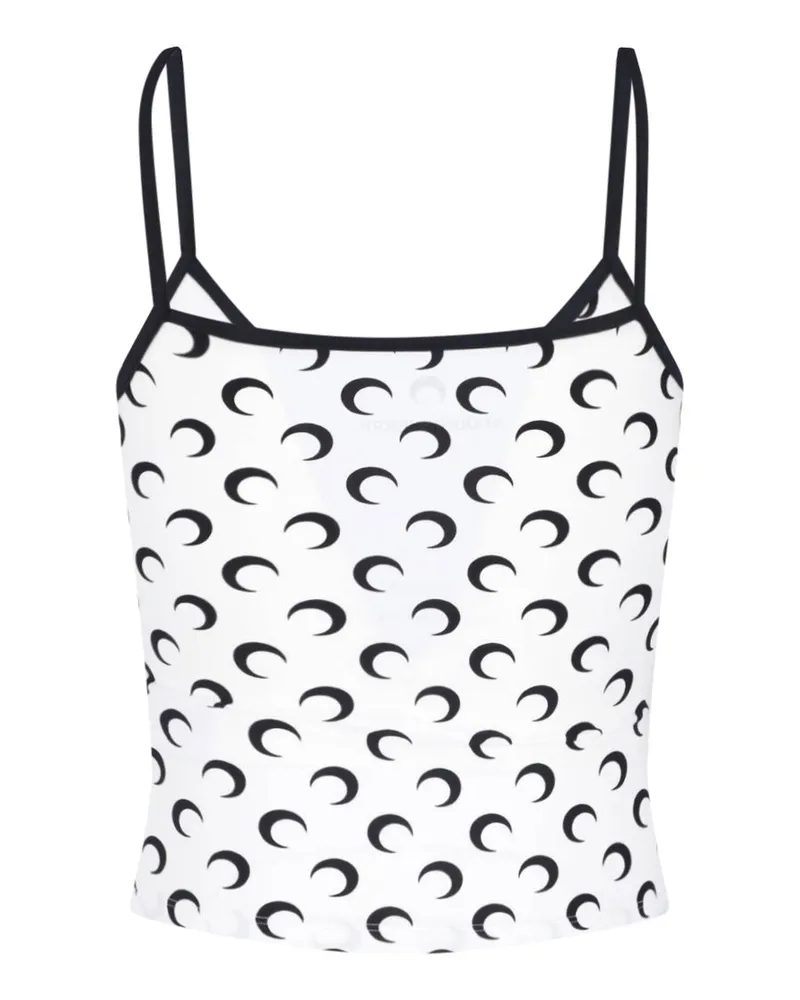 Marine Serre Women's Top White Polyamide White