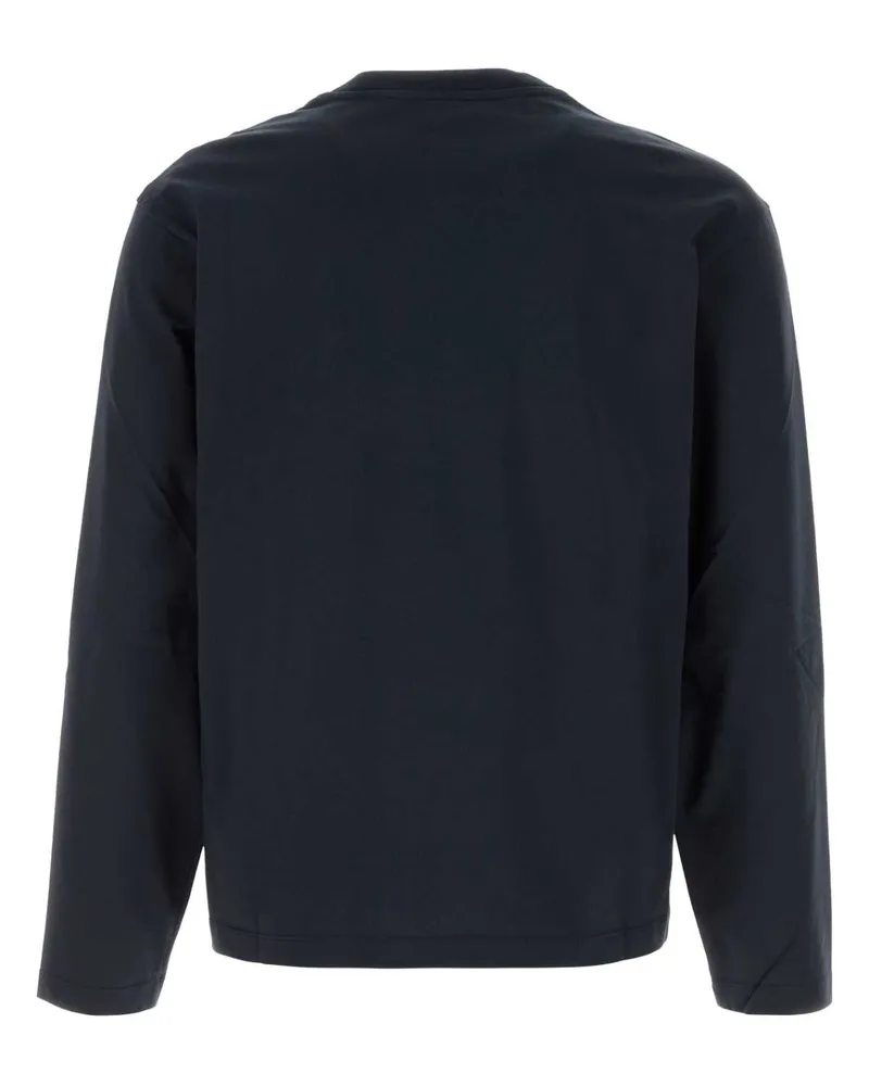 Jil Sander Men's Embroidered Logo Cotton T-Shirt Navy Navy