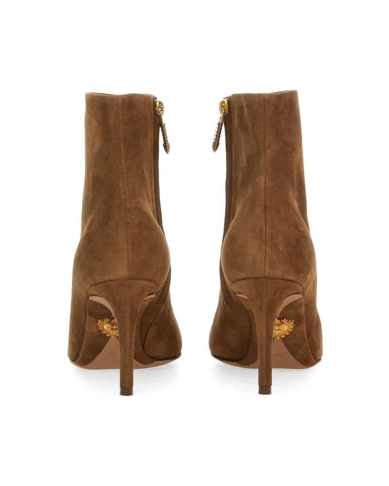 Dolce & Gabbana Leather Boot — Brown Brown