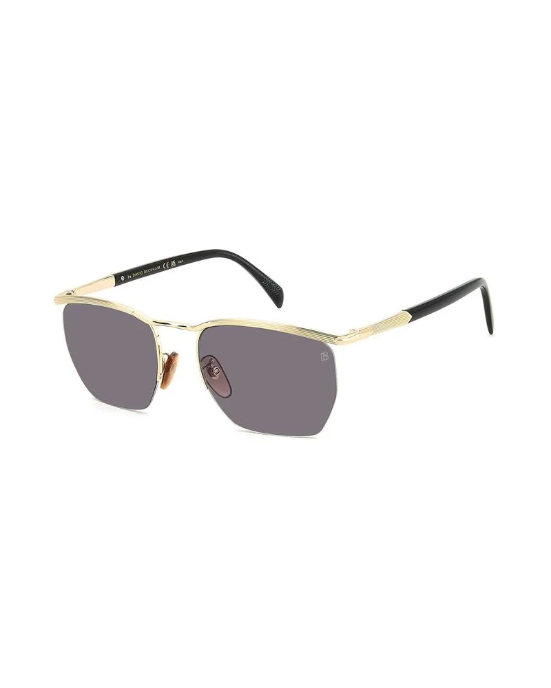 David Beckham Men's Sunglasses Gold Metal Gold