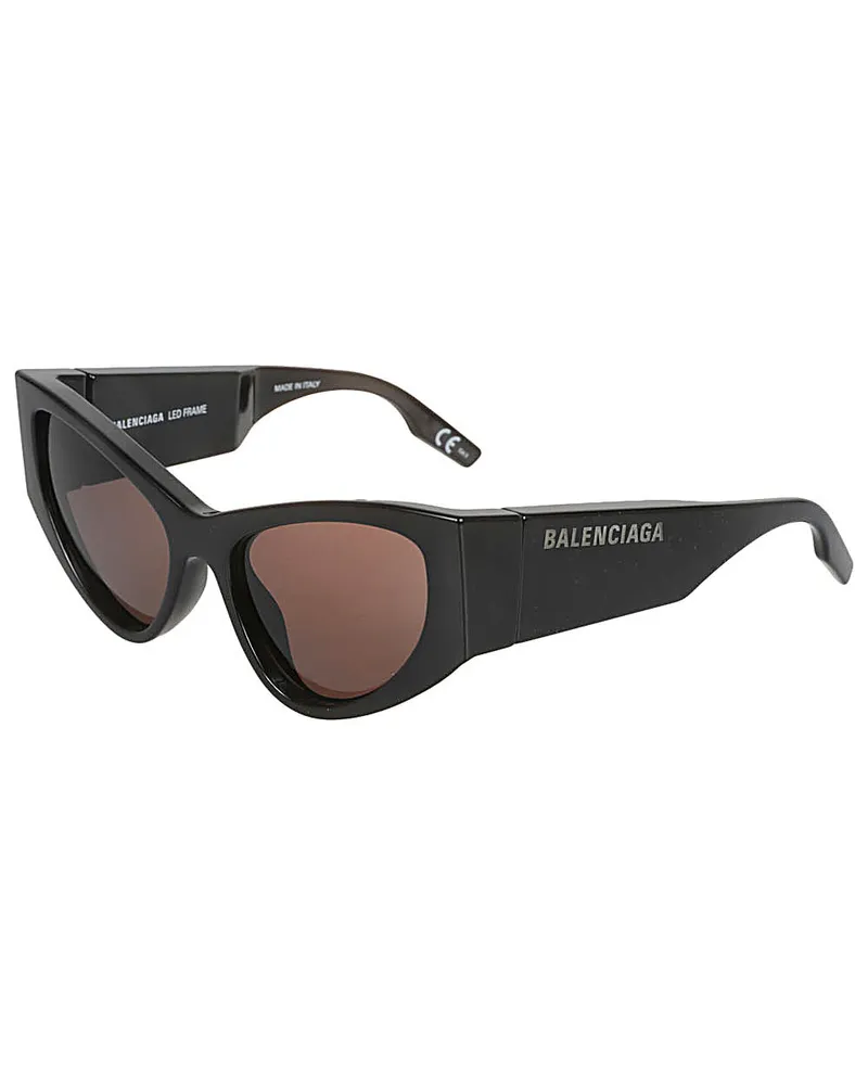 Balenciaga Cat-Eye Sunglasses — Black Black