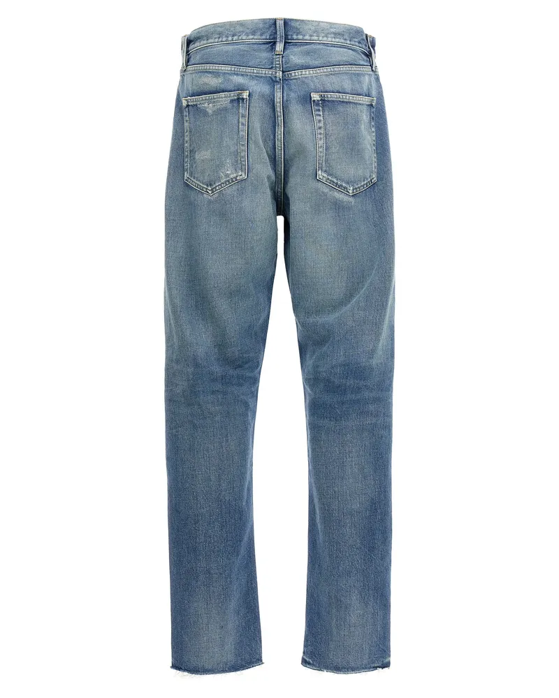 Fear of God Men's Blue Cotton Straight-Leg Jeans Clothing Blue